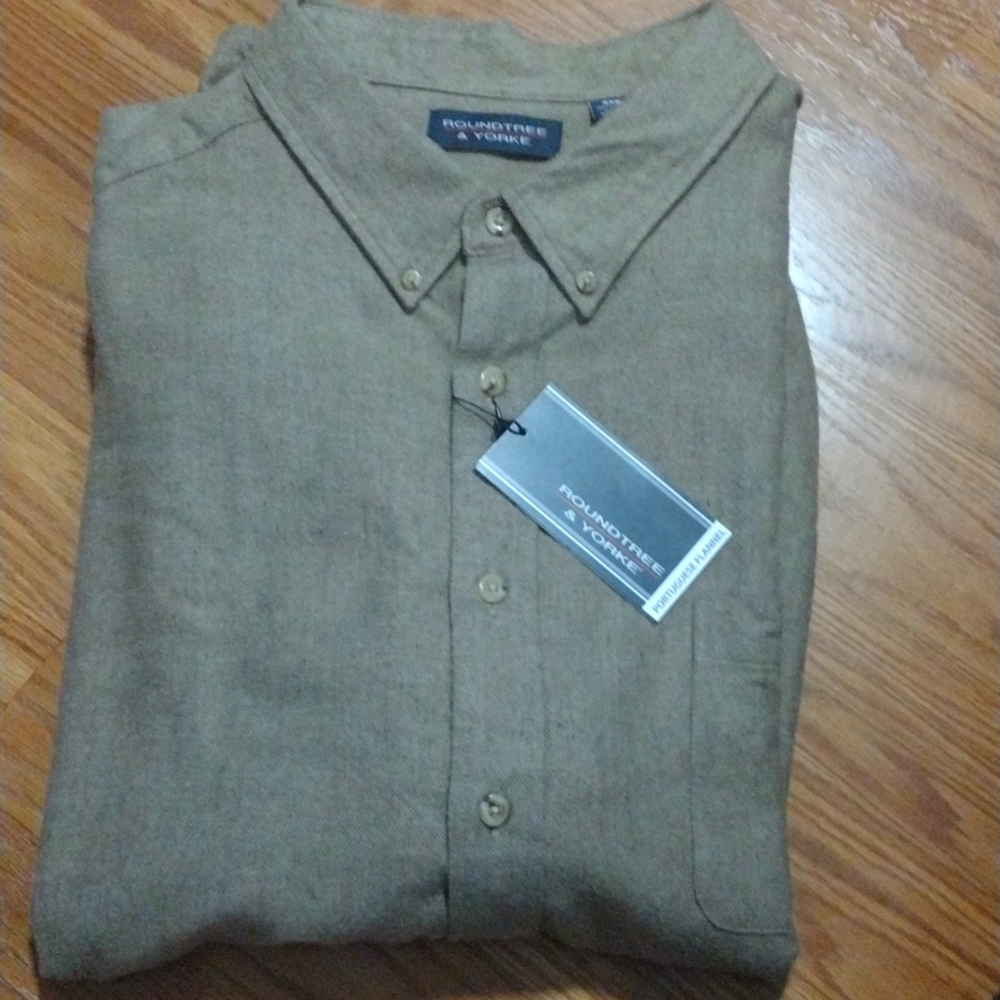 RoundTree & Yorke Mens 4XB Shirt New NWT